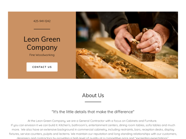 Leon Green Co Fine Woodworking