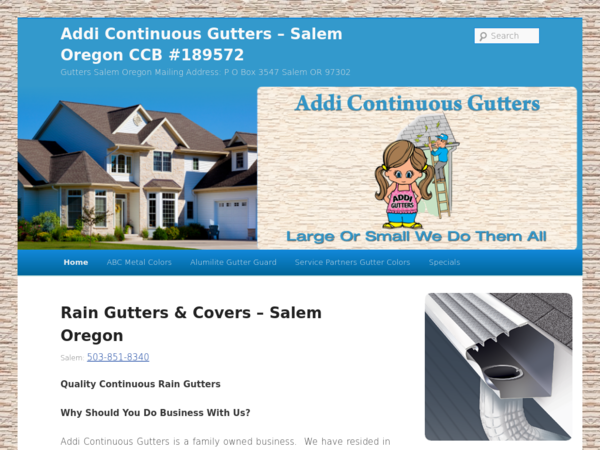 Addi Continuous Gutters