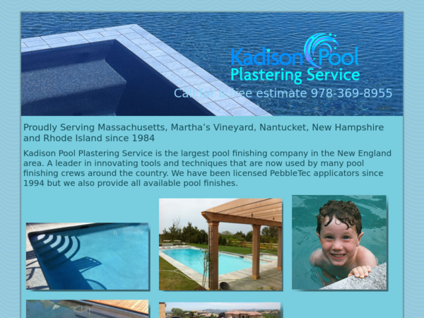Kadison Pool Plastering