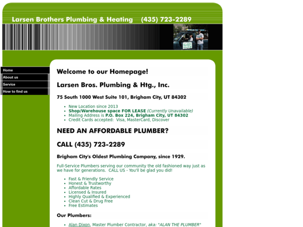 Larsen Brothers Plumbing & Heating Inc