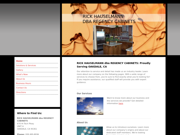 Rick Hauselmann DBA Regency Cabinets
