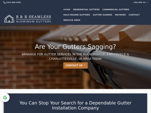 B & R Seamless Aluminum Gutters