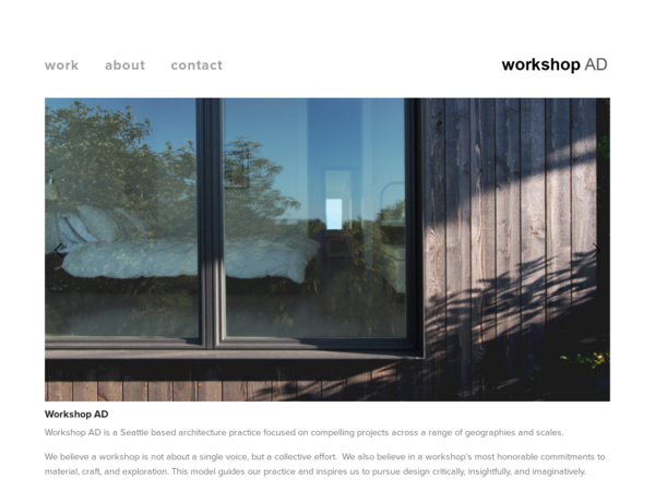 Workshop For Architecture