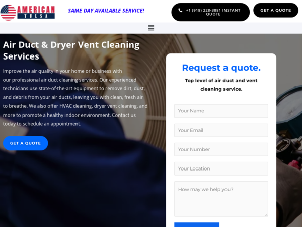 American Air Duct Cleaning Tulsa