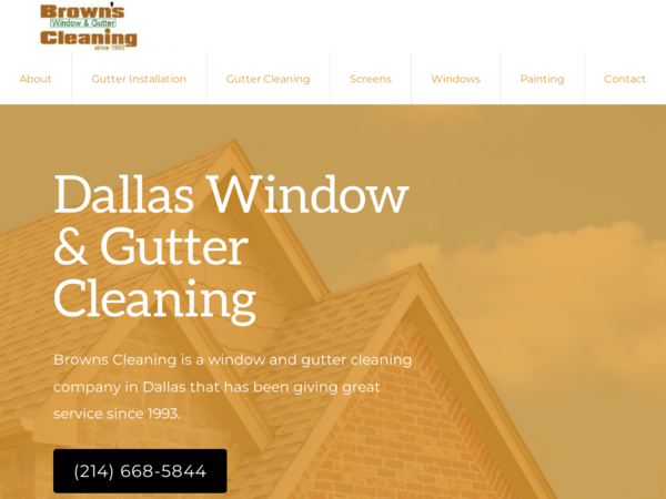 Brown's Window & Gutter Cleaning