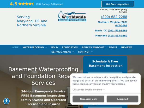 Worldwide Waterproofing and Foundation Repair