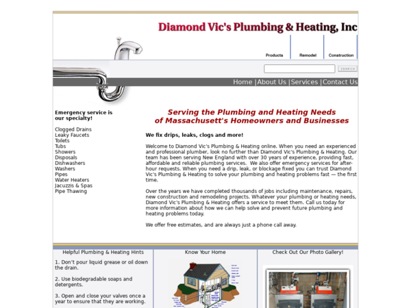 Diamond Vic's Plumbing & Heating