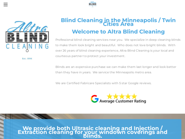 Altra Blind Cleaning
