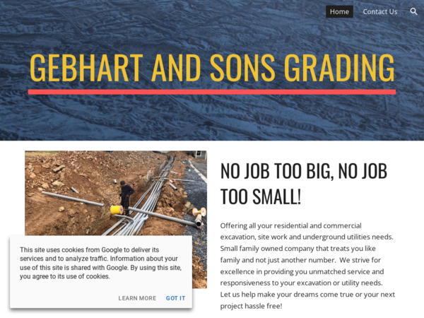 Gebhart & Sons Grading