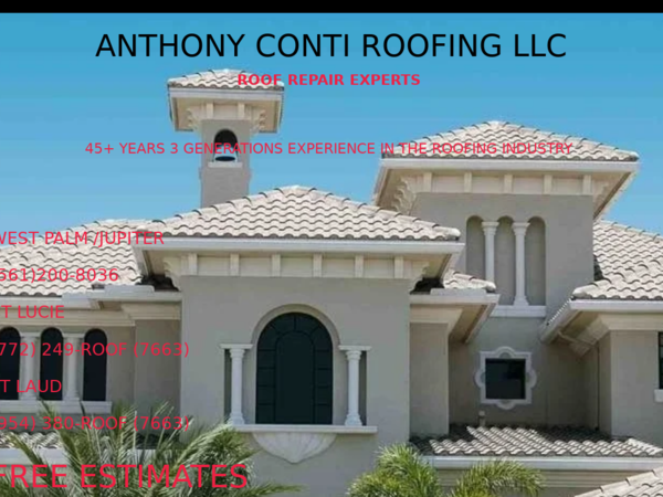 Anthony Conti Roof Repairs