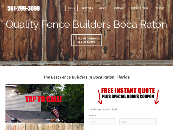Fence Builders Boca Raton
