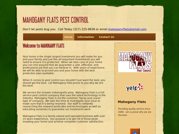 Mahogany Flats Pest Control