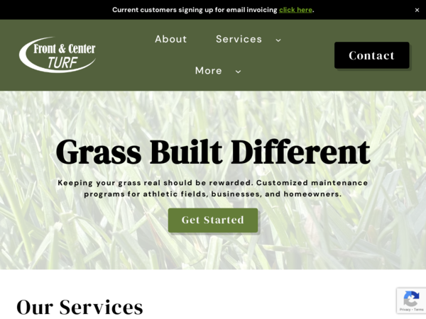 Front & Center Turf
