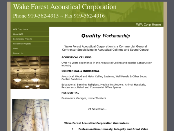 Wake Forest Acoustical Corporation