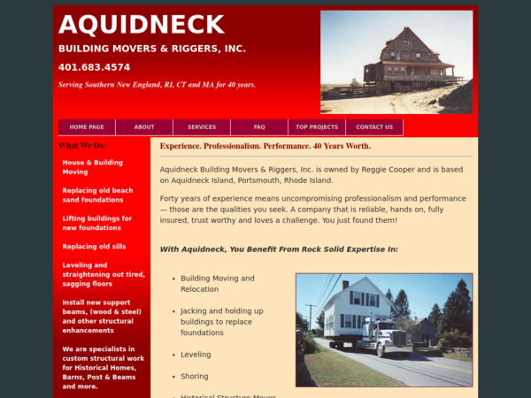 Aquidneck Building Movers & Riggers
