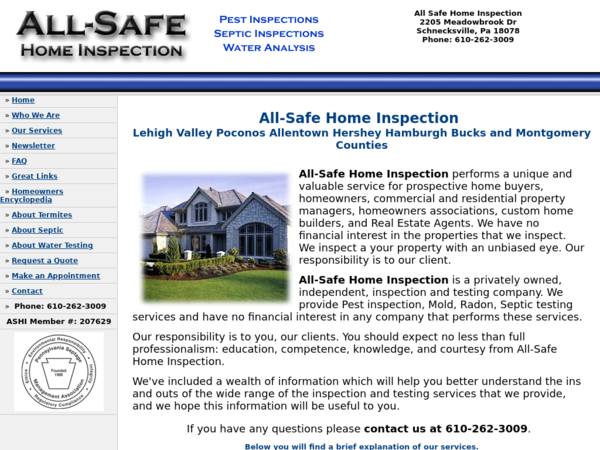 All Safe Home Inspections