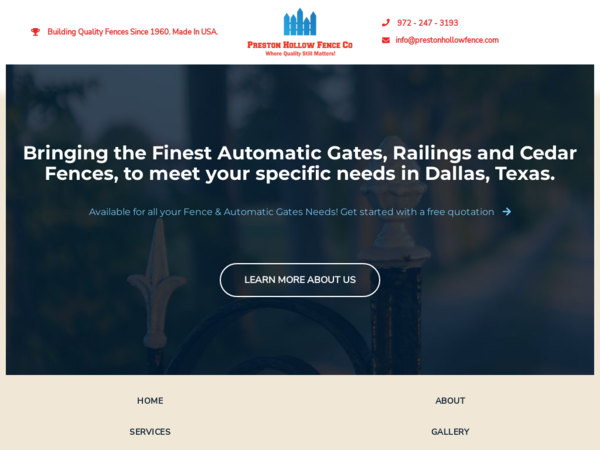 Preston Hollow Fence Company