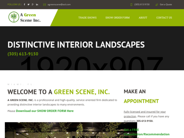 A Green Scene Inc