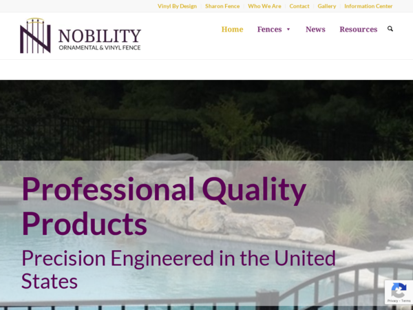 Nobility Ornamental Aluminum & Vinyl Fence