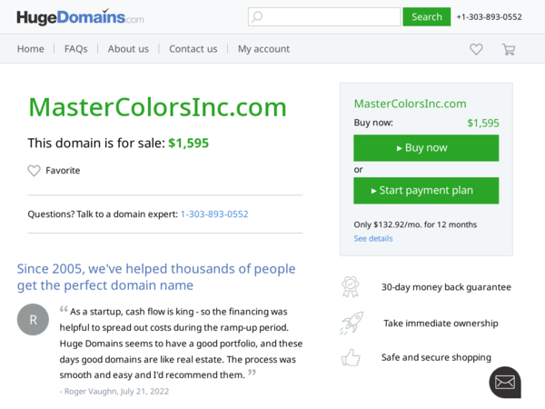 Master Colors Inc