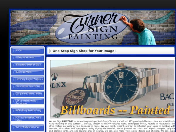 Turner Sign Painting