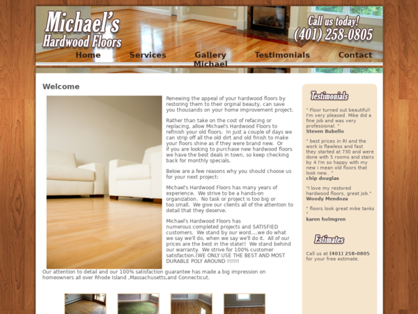 Michaels Hardwood Floor's