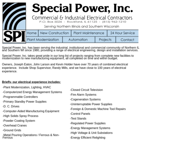 Special Power Inc