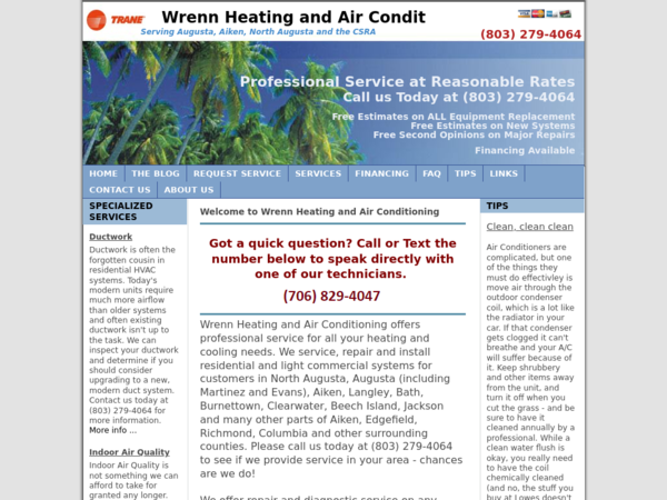 E Wrenn Heating & Air Conditioning