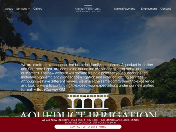 Aqueduct Irrigation / Southern Light