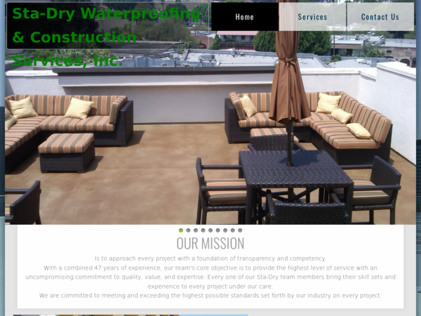 Sta-Dry Waterproofing & Construction Services Inc.