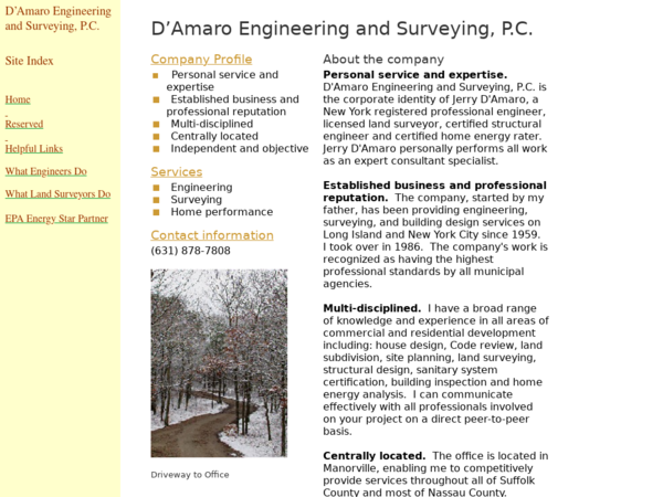 D'Amaro Engineering & Surveying
