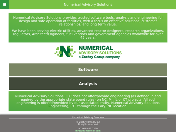 Numerical Applications Inc
