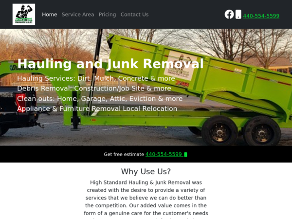 High Standard Hauling & Junk Removal L.l.c