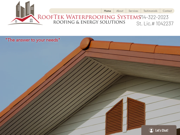 Rooftek & Waterproofing Systems