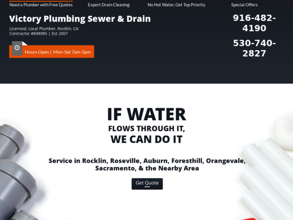 Victory Plumbing Sewer & Drain