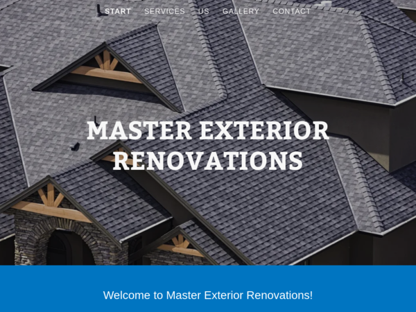 Master Exterior Renovations