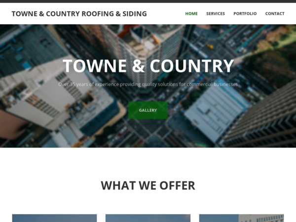 Towne & Country Roofing Inc
