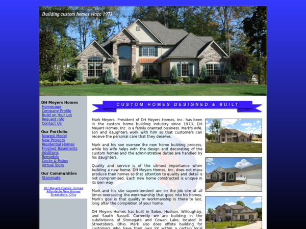 DH Meyers Homes
