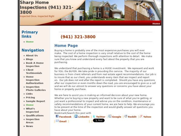 Sharp Home Inspections