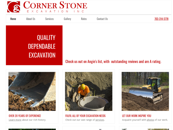 Cornerstone Excavation Inc