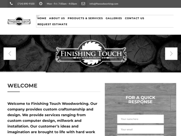 Finishing Touch Woodworking Inc.
