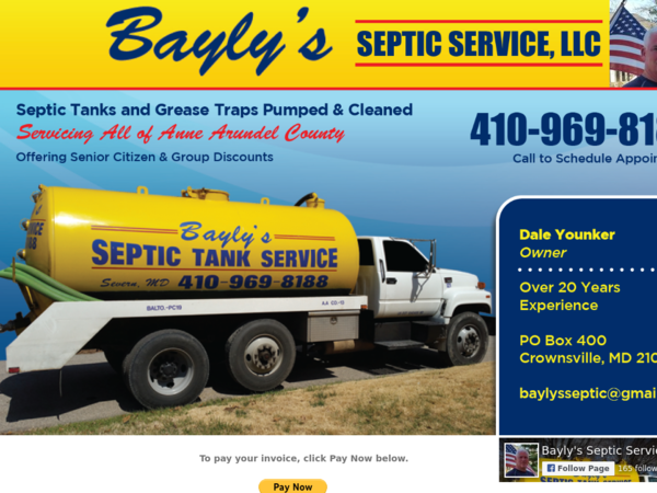 Bayly's Septic Tank Cleaning