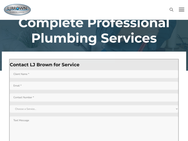 LJ Brown Plumbing Service