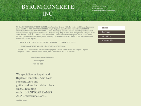 Byrum Concrete Inc