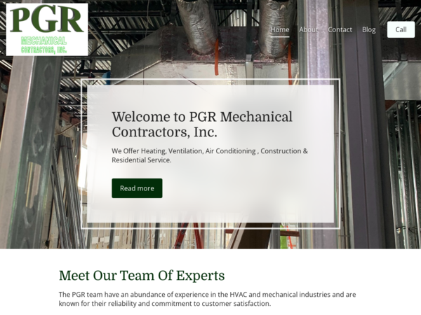 PGR Mechanical Contractors Inc