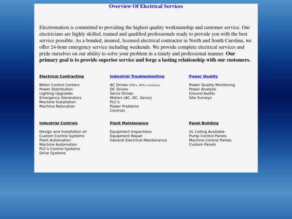 Electromation Inc