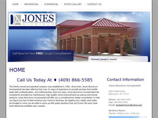Jones Aluminum