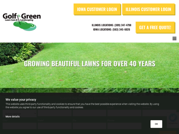 Golf Green Lawn Care