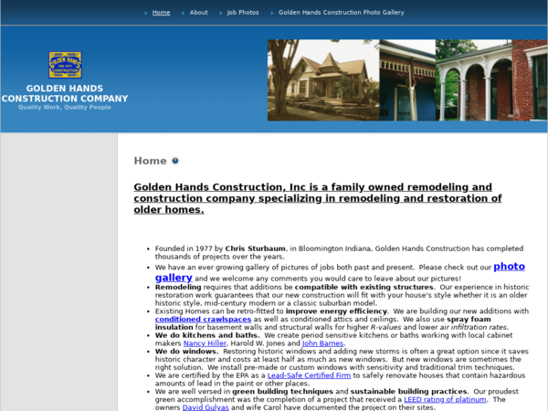 Golden Hands Construction Inc