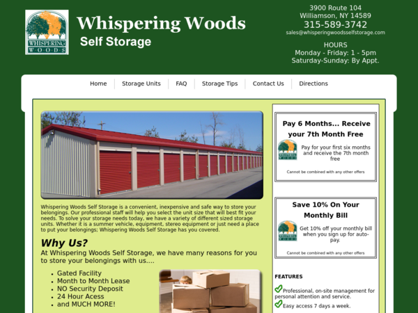 Whispering Woods Self Storage